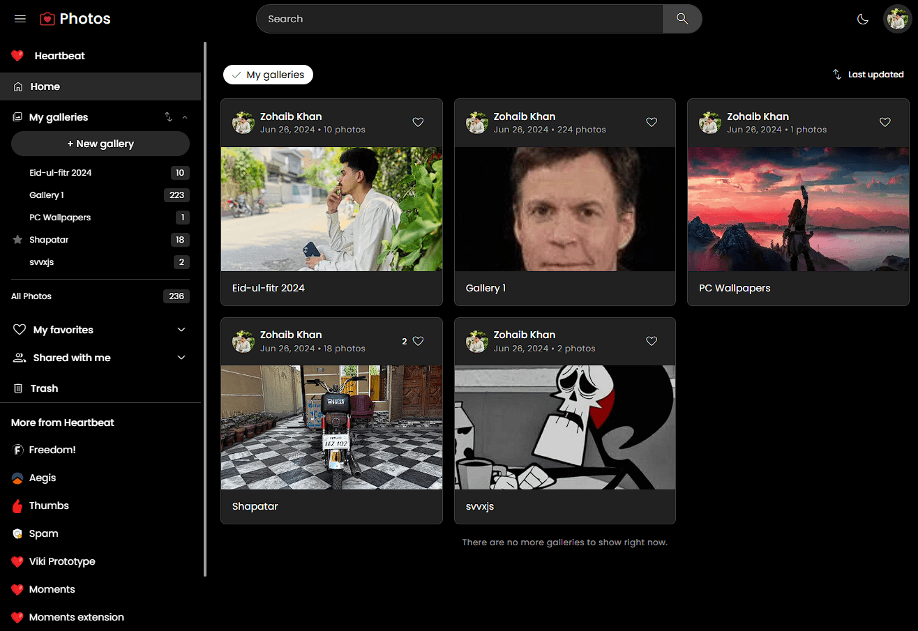 Snapshot of Heartbeat Photos