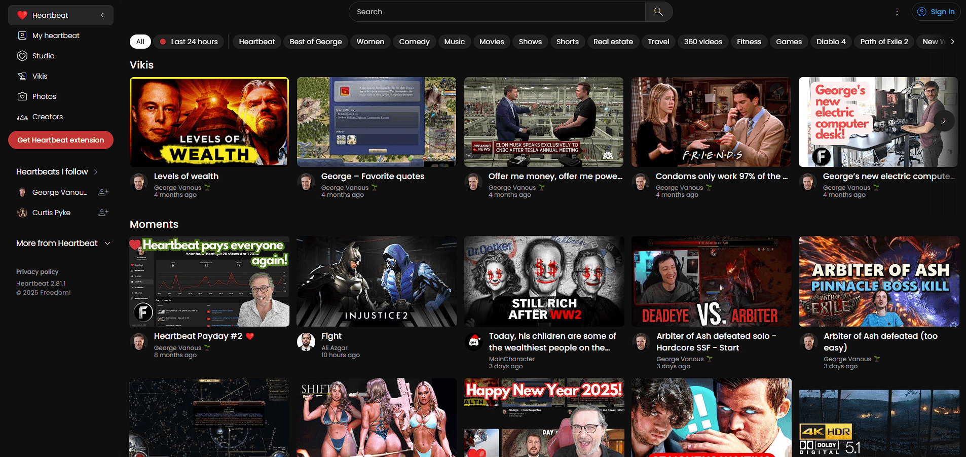 Snapshot of Heartbeat Moments